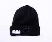 Mütze NEW ERA MLB Essential Cuff Knit - NY Yankees - Black / Black