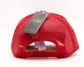 Kappe Yupoong 5-Panel Retro Trucker Cap Red