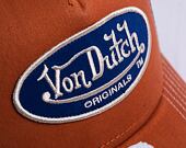 Kappe Von Dutch Boston Trucker Cotton Twill Orange/Navy
