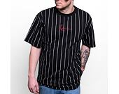 T-Shirt Karl Kani - Small Signature Pinstripe Tee - Black/White