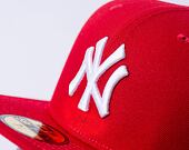 Kappe New Era - MLB Basic 59FIFTY - NY Yankees - Scarlet / White