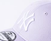 Kappe New Era 9FORTY MLB League Essential - NY Yankees - Purple Pastel / White