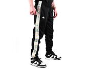 Jogginghose Kappa 222 BANDA RASTORIAI SLIM Schwarz-Weiß-Grün Staubig