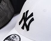 Kappe New Era 9FORTY Trucker MLB Home Field - NY Yankees - White / Black