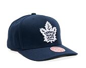 Kappe Mitchell & Ness NHL Team Ground 2.0 Pro Snapback Toronto Maple Leafs Blau