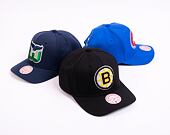 Kappe Mitchell & Ness - Team Ground 2.0 Pro Snapback - Boston Bruins - Black