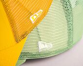 Kappe New Era 9FORTY A-Frame Trucker MLB Tonal Mesh - NY Yankees - Bright Green