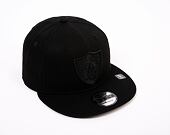 Kappe New Era 9FIFTY NFL Black on Black Las Vegas Raiders Snapback