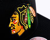 Kappe Mitchell & Ness NHL Top Spot Snapback Chicago Blackhawks Black