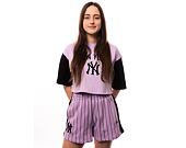Damen Shorts New Era MLB Lifestyle Shorts - NY Yankees - Pastel Lilac / Black