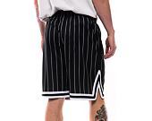 Karl Kani Shorts - Small Signature Pinstripe Mesh Shorts - Schwarz/Weiß