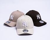 Kappe New Era - MLB Essential 9FORTY - NY Yankees - Stone / White