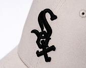 Kinder Kappe New Era 9FORTY Kids MLB League Essential Chicago White Sox - Stone / Black
