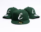Kappe New Era - 59FIFTY League Basic - Prague Eagles - Dark Green