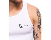 Leibchen Karl Kani Small Signature Essential Waffle Tanktop - 2 Pack - White