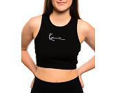 Damen Tanktop Karl Kani Small Signature Essential Racer Rib Top black