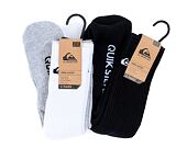 2 Paar Socken Quiksilver Basic Crew Socks Black