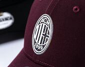 Kappe New Era - 9FORTY Repreve Fleck Crest AC Milan - Maroon
