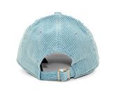Damen Kappe New Era - 9FORTY Cord - NY Yankees - Pastel Blue / Off White