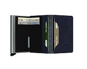 Geldbörse Secrid Slimwallet Stitch Linea - Navy