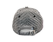 Damen Kappe New Era - 9FORTY Womens MLB houndstooth - NY Yankees - Black / White