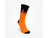 Socken New Era - Flame Crew Socks - Black / Orange