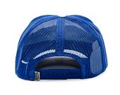 Kappe Von Dutch - Trucker Boston - Caps - Suede - Blue/ Cream