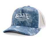Kappe Von Dutch - Trucker Newark - Caps - Cot Twill Denim - Silver