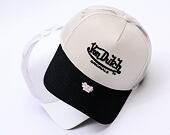 Kappe Von Dutch - Trucker Newark - Caps - Cot Twill - Black/ Cream