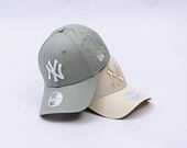 Damen Kappe New Era - MLB Metallic 9FORTY - NY Yankees - Mint Green / Off White