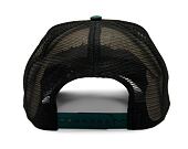 Kappe New Era - Buffalo Patch Canvas 9FORTY Trucker - Vegas Gold / Dark Green