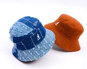 Kangol Hut - Denim Mashup Bucket - Mittelblau