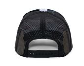 Kappe Reflection Luxury Fuzzy Trucker - Black Midnight Contrast