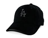 Damen Kappe New Era - MLB Diamante Velour 9FORTY - LA Dodgers - Black