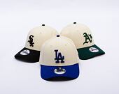 Kappe New Era - MLB Color Block 9FORTY - LA Dodgers - Cream / Light Royal