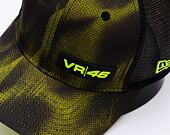 Kappe New Era - Valentino Rossi VR46 Halftone 9FIFTY Stretch-Snap - Black / Upright Yellow