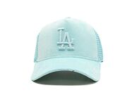 Kappe New Era - MLB Velour 9FORTY Trucker - LA Dodgers - Mint Green