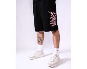 Shorts Karl Kani - Kani Tag Sweatshorts - black/rose