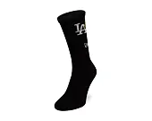 Socken New Era - MLB Icon Crew 1Pack - LA Dodgers - Black / White