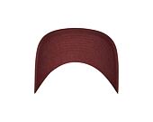 Kappe Yupoong 5-Panel Curved Classic Snapback burgundy