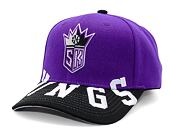 Kappe Mitchell & Ness - Sacramento Kings - Underarch Pro Snapback Hwc - Purple