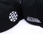 Kappe Mitchell & Ness - Boston Bruins - Evergreen Black White Snapback Vntg - Black