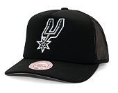 Kappe Mitchell & Ness - San Antonio Spurs - Evergreen Trucker - Black