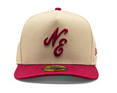 Kappe New Era - Branded Script 59FIFTY - Ivory / Cherry