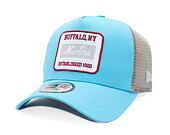 Kappe New Era - Branded Buffalo Patch 9FORTY Trucker - Blue