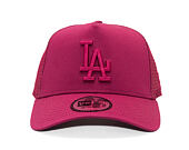 Kappe New Era - MLB League Essential 9FORTY Trucker - LA Dodgers - Cherry