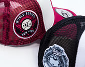 Kappe New Era - MLB World Series 9FORTY Trucker - NY Yankees - Cherry / White