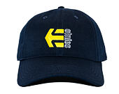 Kappe Etnies - Corp Combo Snapback - Navy/Yellow/White