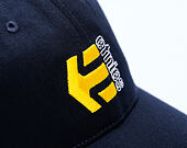 Kappe Etnies - Corp Combo Snapback - Navy/Yellow/White