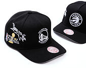 Kappe Mitchell & Ness - NBA Born To Win Pro Snapback - Golden State Warriors - Black